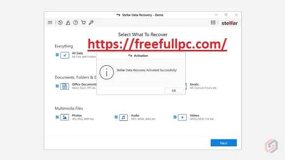 Stellar Data Recovery 12.0.1.1 Activation Key 