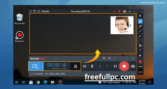 Bandicam 7.1.4 Serial Key + Key Free Download (Video Recorder)