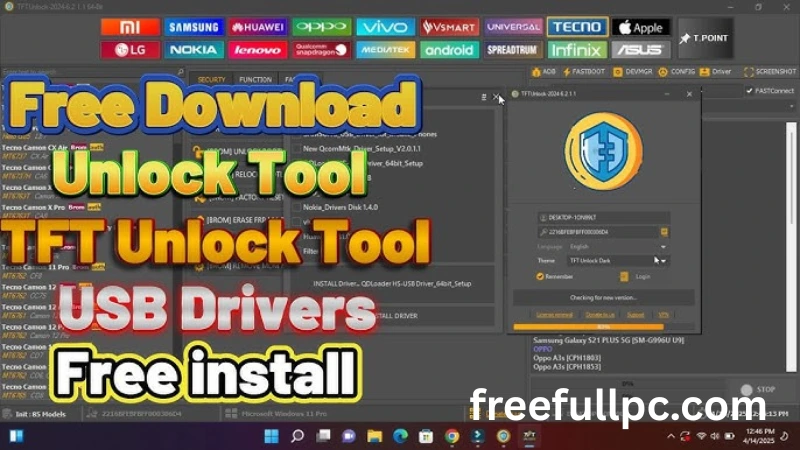 Unlock Tool Driver setup screenshot