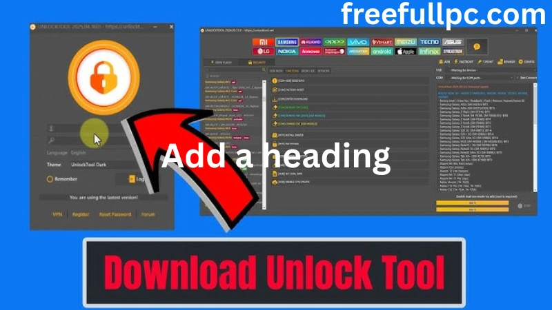 Unlock Tool Installation screenshot