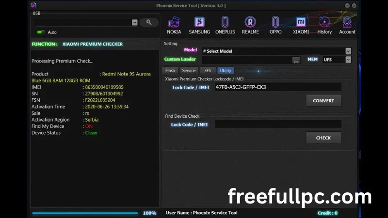 Phoenix Service Tool V7.0.5 Latest Setup For Windows PC